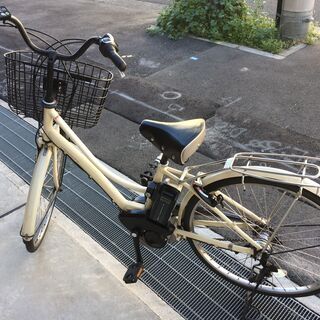 地域限定送料無料 ヤマハ パス アミ 新基準 8,7AH 子供乗せ 白