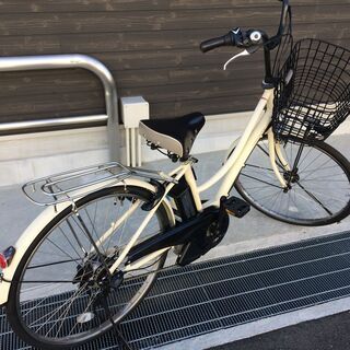 地域限定送料無料 ヤマハ パス アミ 新基準 8,7AH 子供乗せ 白