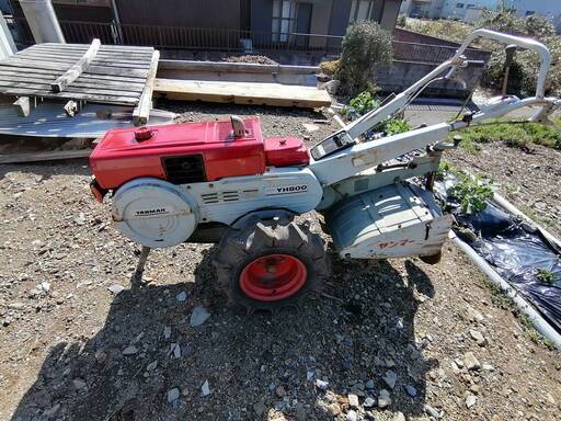 ヤンマー耕運機 YH800ディーゼル 実働テスト耕耘済