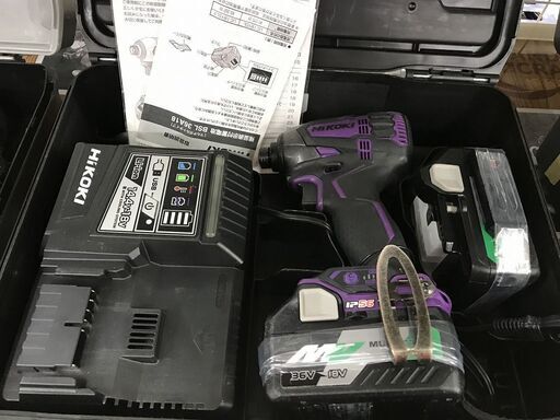 【引取限定】Hikoki　WH36DA　インパクトドライバー　限定色　中古【うるま市田場】