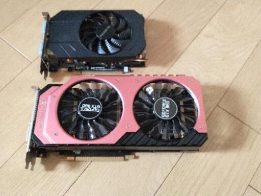 値下げ交渉OK NVIDIA グラフィックボード　２枚セット