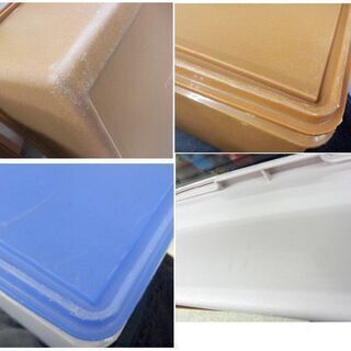 タッパーウェア　ロングスーパーケース　セピア　衣装ケース　収納ケース　タッパー ☆タッパーウェア❗️ロングスーパーケース❗️セピアカラー2個