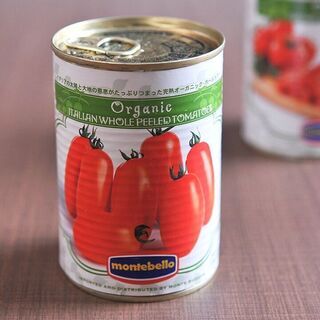 オーガニックトマ　9個　モンテベッロ 有機トマト缶　ダイストマト...