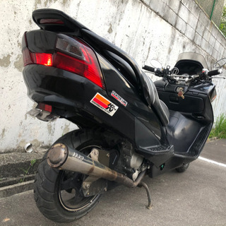 売れました！動画有り！低走行 イカすステッカー スカイウェイブ 250