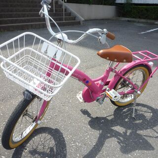 幼児用自転車　16型　ピンク色