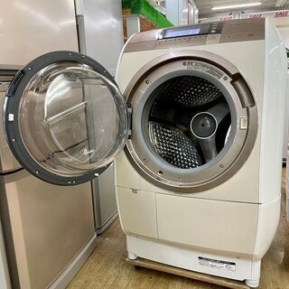 美品【 HITACHI 】日立 ビックドラム 洗濯10.0㎏/乾燥6.0㎏ ドラム式洗濯機