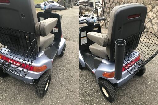 ☆彡T⑨ 安心のスズキ・セニアカー!!バッテリー新品!!電動車いす 