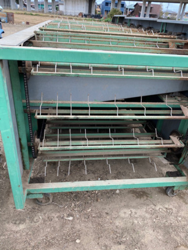 練光らくべー自動ロータリー根裁機、ゴボウ、ネギ、人参等カット機、埼玉県