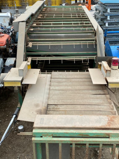 練光らくべー自動ロータリー根裁機、ゴボウ、ネギ、人参等カット機、埼玉県