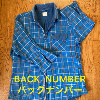 【ネット決済・配送可】BACK  NUMBER  七分袖シャツ　...