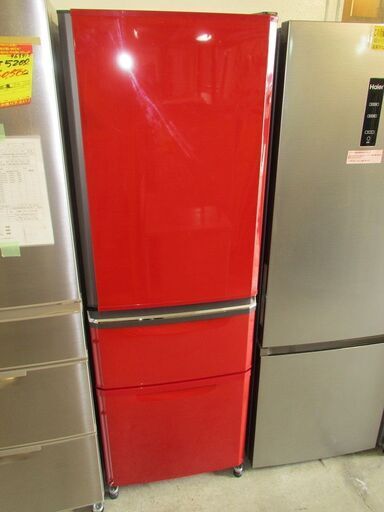 ID:G963726　三菱　３ドア冷凍冷蔵庫３７０L