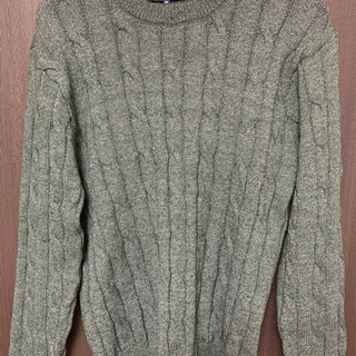 【ネット決済】セーター ニット 緑 Mサイズ