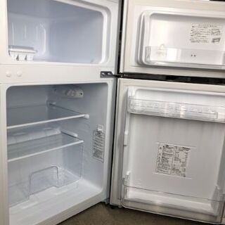江戸川区送料無料】96L冷蔵庫＆5.5kg洗濯機 ハイセンス HR-B95A HW 