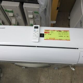 K02227　シャープ　中古エアコン　主に6畳用　冷2.2kw／暖2.5kw K02227 シャープ 中古エアコン 主に6畳用 冷2.2kw／暖2.5kw