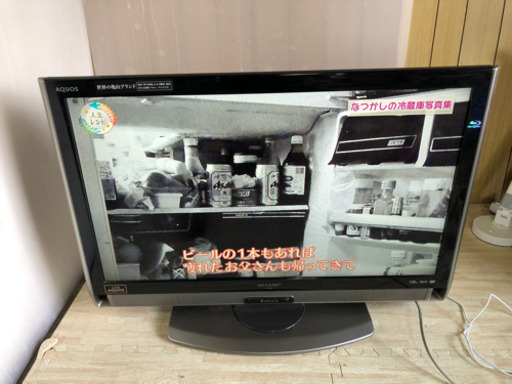 値下げ SHARP ブルーレイ付き32インチ液晶TV LC-32DX3 2011年製