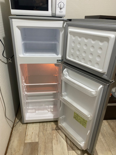 冷蔵庫、電子レンジ、トースター三点セット