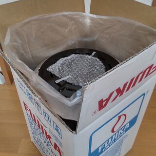 フジカハイペット　黒　反射板付 FUJIKA (フジカ) アウトドアヒーター コゲ有 PSLPGマーク有