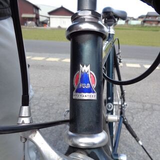 FUJI BALLAD 8速レバー式 700x28C クロスバイク 緑 (59)