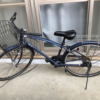 【ネット決済】２６インチ　ブルー　6段ギア　自転車