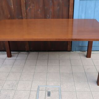 カンディハウス 30万「レジェーロ」ダイニングテーブル ウォールナット材 朝倉芳満 210cm 机 食卓 モダン CONDE  HOUSE【中古家具/中古インテリア/USED家具ユーズド家具/リサイクル】 | 中古家具のmaru （株式会社モーベルマン） powered by  BASE