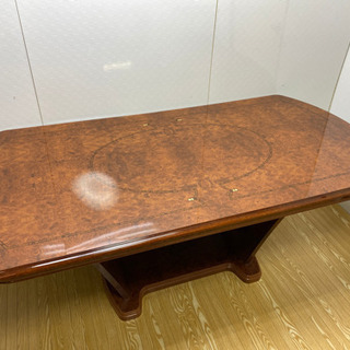 stp-0919 象嵌　ダイニングテーブル　ブラウン系　食卓テーブル　茶色　机　家具 stp-0919 象嵌 ダイニングテーブル ブラウン系 食卓テーブル 茶色 机 家具