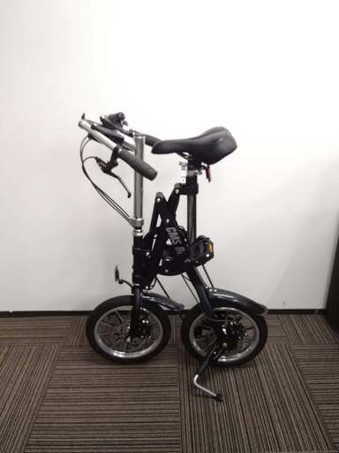 【売約済】CMSBIKE 折りたたみ自転車 14インチ ミニベロ 次世代折りたたみXフレーム 7段変速 ディスクブレーキ