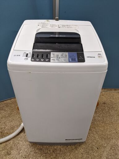 日立 全自動洗濯機 7ｋｇ 簡易乾燥 2017年製 NW-70A 白い約束