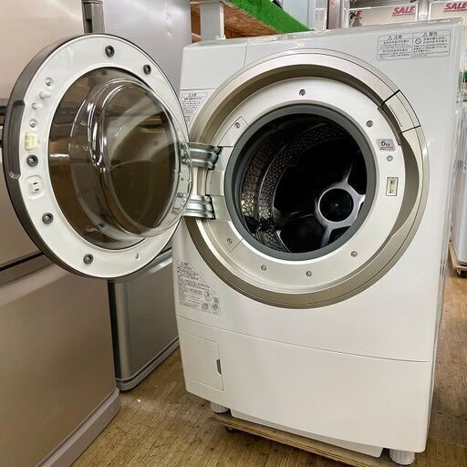 美品【 TOSHIBA 】東芝 マジックドラム 洗濯9.0㎏/乾燥6.0㎏ ドラム式洗濯機 世界初！汚れがつかない洗濯槽 TW-Z96X2ML