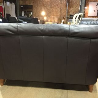 愛品館市原店】 イタルソファ（Italsofa）総本革2人掛けソファ 【管理 
