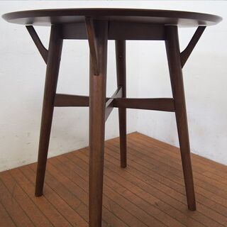 良品 ニトリ ハイテーブル フィルン90 スタンドデスク 90cm 丸テーブル 