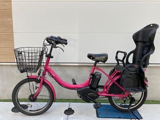 3人乗り！YAMAHA　ヤマハ　パスバビィ　 電動自転車　子供乗せ　20インチ　49⑨