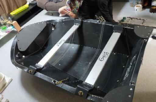 Folding boat 高分子ポリエチレン 折り畳み式ボート `EX230zx. 船外機込み