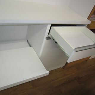 R227 国産 土井インテリア工業 レンジボード、食器棚、幅117cm 美品 