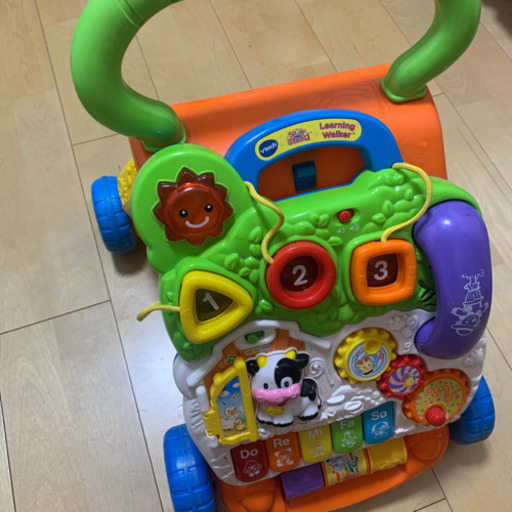 ラーニング ウォーカー 楽しいサウンド付きで歩く練習が出来る 知育玩具 おもちゃ 赤ちゃんおもちゃ ごぼう茶 久宝寺の子供用品の中古あげます 譲ります ジモティーで不用品の処分