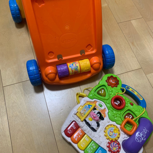 ラーニング ウォーカー 楽しいサウンド付きで歩く練習が出来る 知育玩具 おもちゃ 赤ちゃんおもちゃ ごぼう茶 久宝寺の子供用品の中古あげます 譲ります ジモティーで不用品の処分