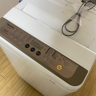 Panasonic 全自動電気洗濯機 6.0kg 2018年製 NA-F60PB11 Panasonic 全自動電気洗濯機 6.0kg 2018年製 NA-F60PB11