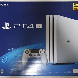 限定品定番SONY PlayStation4 Pro グレイシャー・ホワイト 1TB CUH-7200BB02 PS4本体