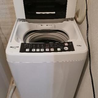 【ネット決済】5.5kg洗濯機　一人暮らし最適