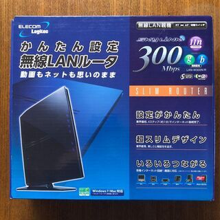 ELECOM かんたん設定無線ルーター（LAN-W300N/R)