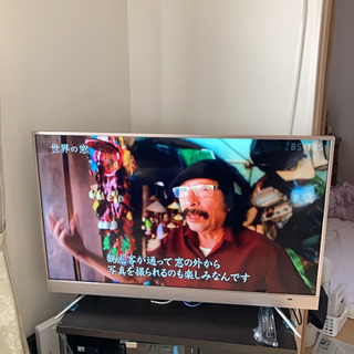 【ネット決済・配送可】aiwa アイワ 4K対応テレビ49型(T...
