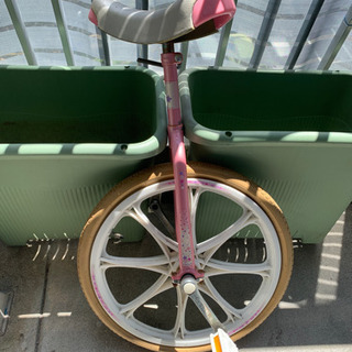 子ども用一輪車　ピンク　あげます。