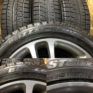 BS BLIZZAK REVO GZ 215/50R17】スタッドレス【Modulo ホンダ 純正OP