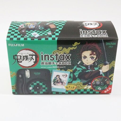 未使用　富士フイルム　鬼滅の刃　炭治郎チェキBOX　instax mini11　炭治郎　チェキ　BOX　インスタックス　ボックス　ミニ11