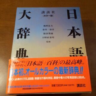 講談社　カラー版　日本語大辞典　1989年