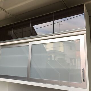 【美品】食器棚 SUNNY 高橋木工所 キッチンボード レンジボード 大型 1600サイズ 多収納 4分割