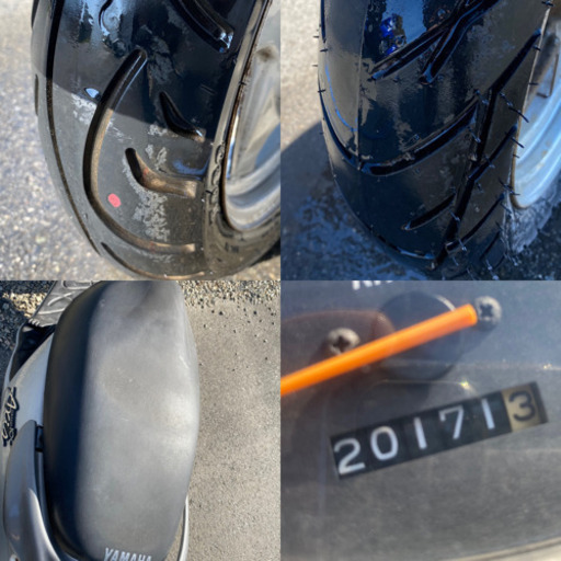 ☆グランドアクシス100快速2スト！バッテリー・タイヤ・プラグなど新品交換^_^イロイロ整備で快調！人気のピンクナンバー ☆グランドアクシス100快速2スト！バッテリー・タイヤ・プラグなど新品