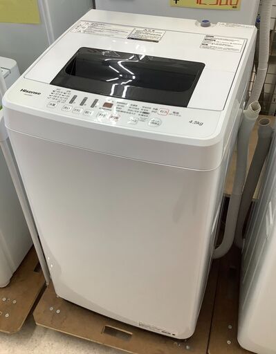 Hisense/ハイセンス 4.5kg 洗濯機 HW-E4502 2017年製【ユーズドユーズ名古屋天白店】 J712