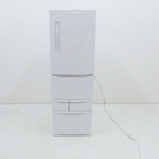 美品 TOSHIBA 東芝 2019年製 冷蔵庫 VEGETA ベジータ GR-410GS(WT 