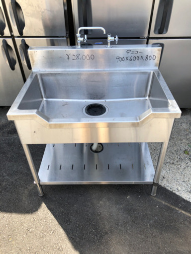 ⭐︎中古品 タニコー 1槽シンク