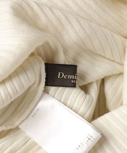 Demi-Luxe BEAMS  7分袖カットソー  ベージュ